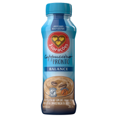 Bebida Láctea Cappuccino Balance 3 Corações 260ml 