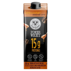 Bebida Power Whey 15g 3 Corações 250ml Doce de Leite
