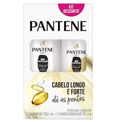 Kit Shampoo + Condicionador Pantene  350ml Hidrocauterização 