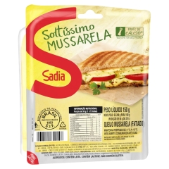 Queijo Mussarela Fatiado Sadia 150g 
